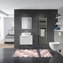 Mijölnir Juego de alfombrillas de baño de 2 piezas, Polvo